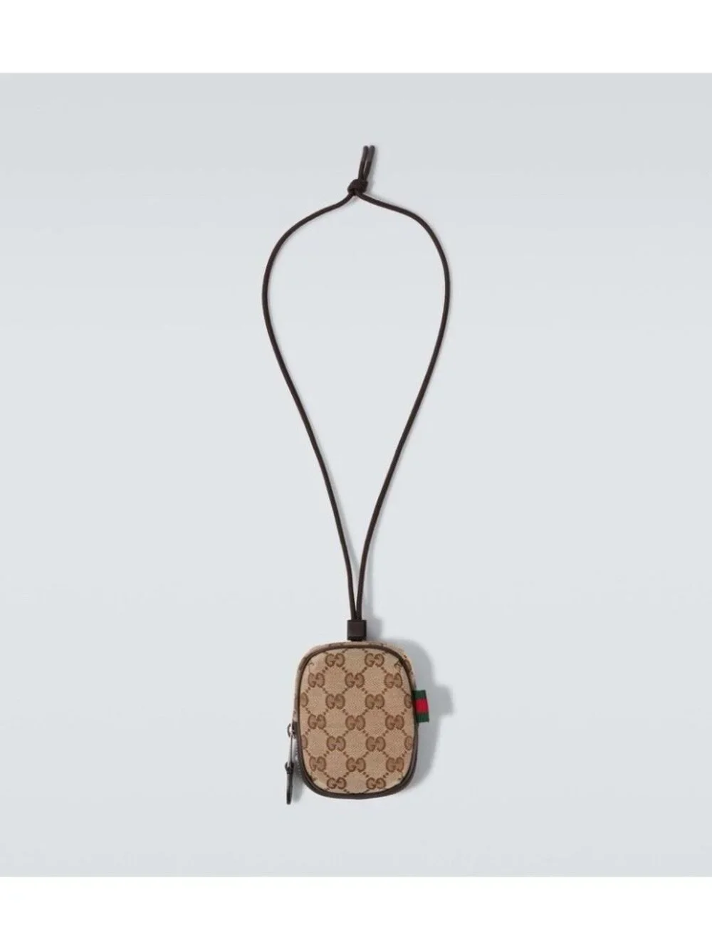 NEW Gucci GG Canvas pouch with strap Bag 100% Authentic